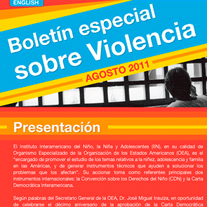 Boletín especial sobre Violencia