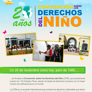 Boletín especial 20 años Convención sobre los Derechos del Niño