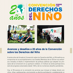 Boletín especial 20 años Convención sobre los Derechos del Niño (Versión para Adolescentes)