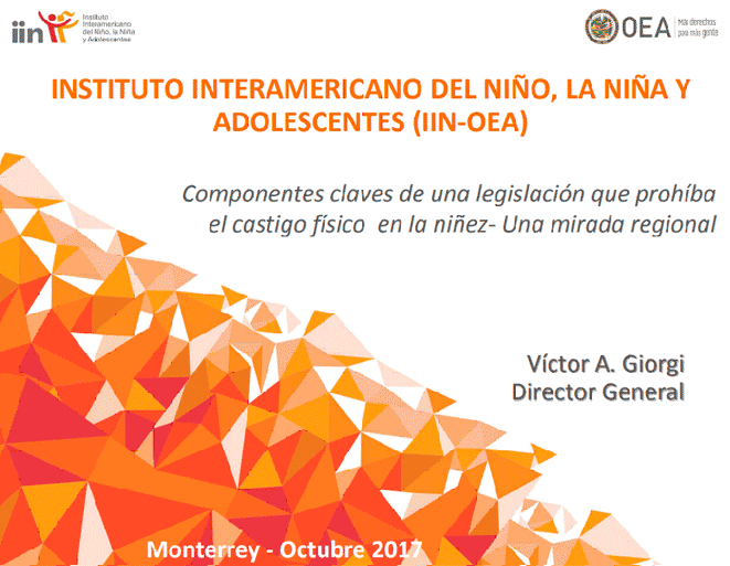 Componentes claves de una legislación que prohíba el castigo físico en la niñez